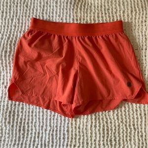 Asics pink running shorts